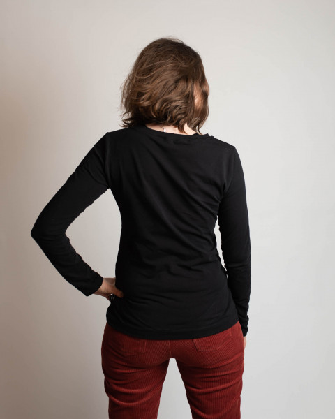 Schnittmuster LaBasic Longsleeve Pedilu Langarmshirt Sport-Shirt Gr. 32-46