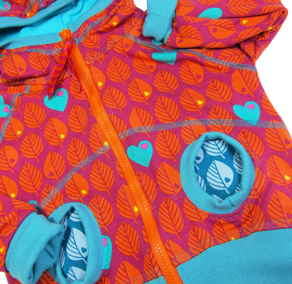 HUGO, Sweatjacke, Schnittmuster