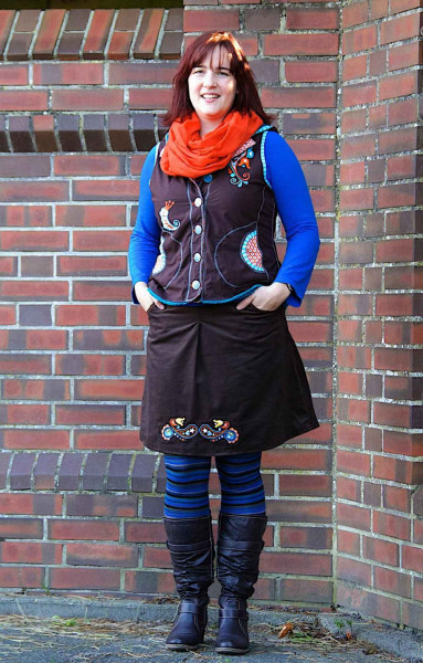 Schnittmuster Damenweste Frau Viktoria