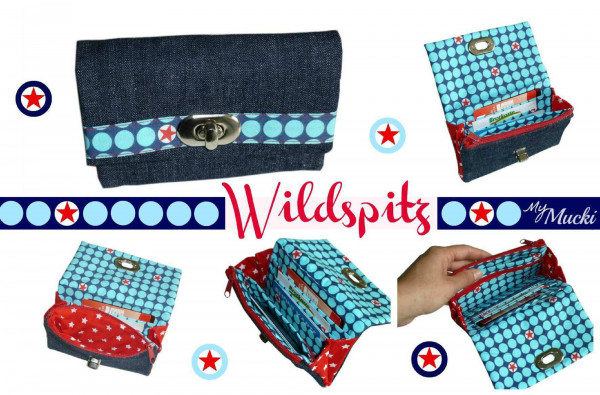 Geldbörse "Wildspitz" nähen, kostenloses Schnittmuster zum Downloaden