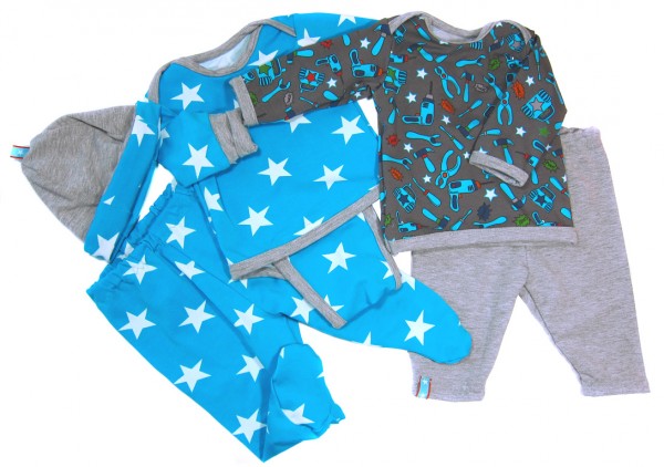 Baby-Schnittmuster Kollektion "MiniBasics" Babyshirt, Babyhose, Babybody