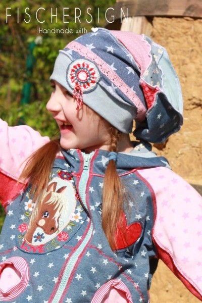 Beanie für Mädchen nähen