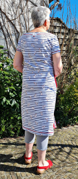 Schnittmuster LaBreton Dress Kurzarmkleid im maritimen Stil Gr. 32-46