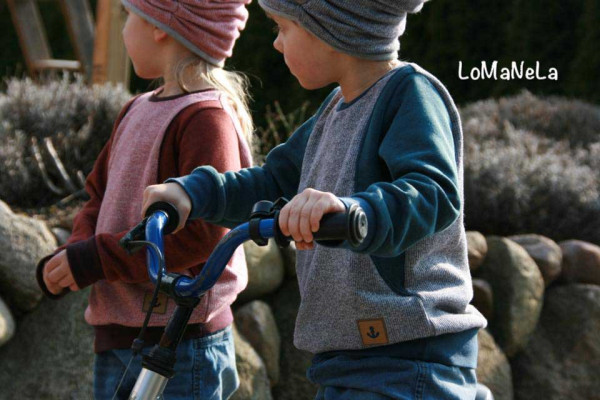 Kinderpulli Ruby von miaLuna - Papierschnittmuster mit online Nähanleitung