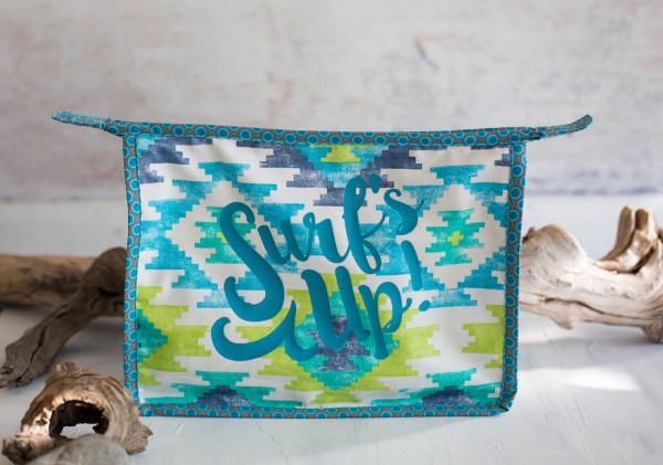 Einfache Waschtasche nähen