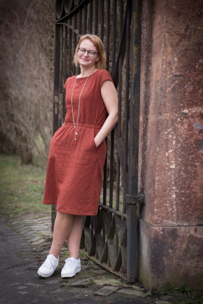 Schnittmuster LaBreton Dress Kurzarmkleid im maritimen Stil Gr. 32-46