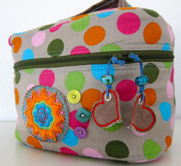 PDF-Schnittmuster Kosmetikkoffer Beautycase Fotoanleitung