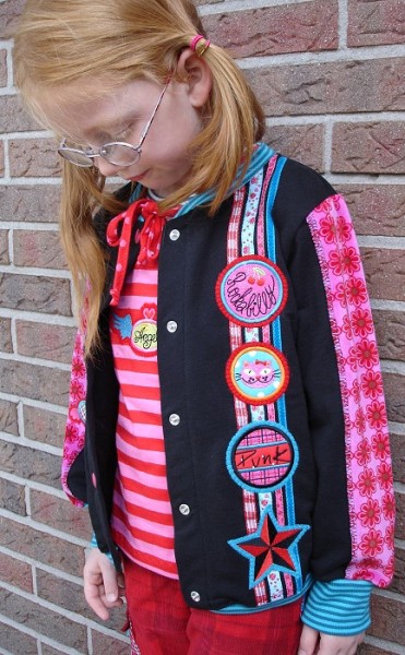 DAPHNE, Collegejacke, Schnittmuster