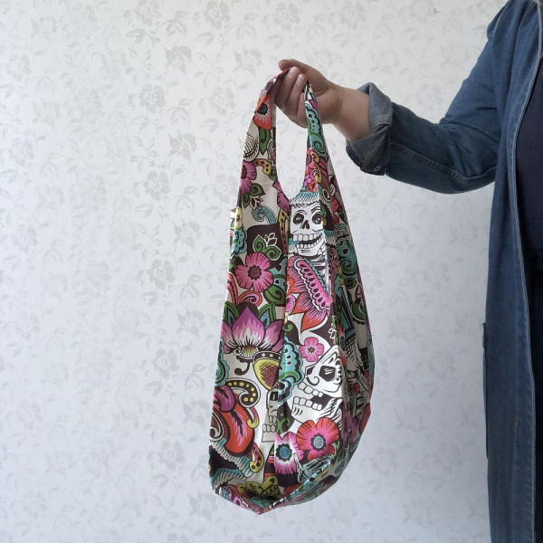 Einkaufsbeutel für die Handtasche nähen in 2 Größen