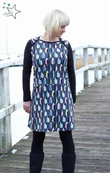 Jerseykleid mit langen Ärmeln nähen