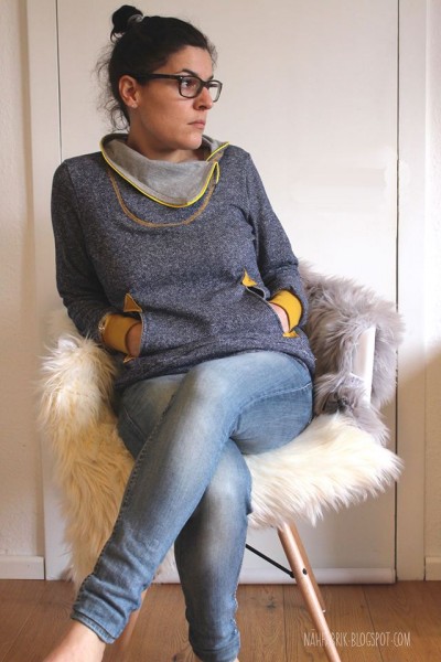 Lady Serena, Damen-Hoodie, Schnittmuster