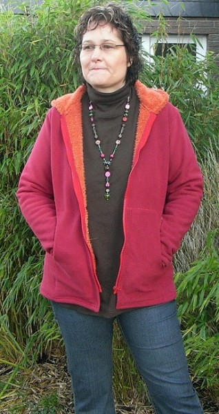 PELLWORM, Damen Fleecejacke, Schnittmuster