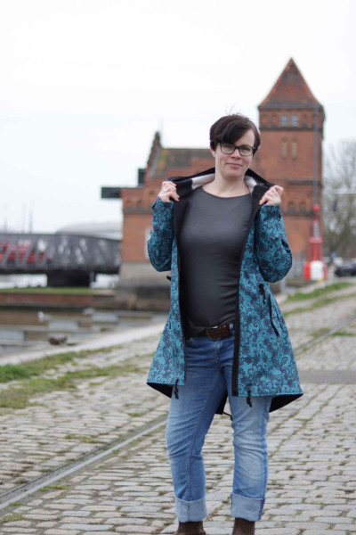 Lady Cadiz, Damenparka - Softshelljacke, Schnittmuster mialuna