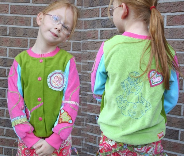 DAPHNE, Collegejacke, Schnittmuster