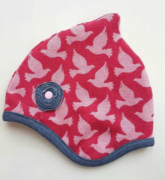 Ebook Schnittmuster Wendezipfelmütze von Klimperklein, Kopfumfang 34-36cm bis 54-56cm