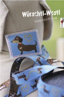 Würschtl Wastn Dackel Aufnäher mymaki