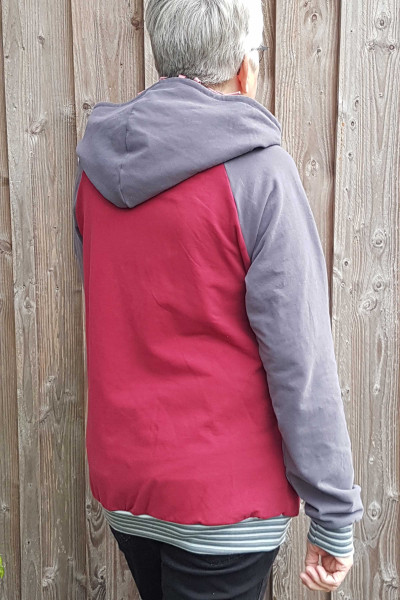 Paula, Damen Raglanjacke/Sweatshirt Damen, Schnittmuster