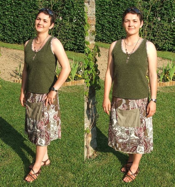 AMRUM, Wickelrock / Top, Papierschnittmuster