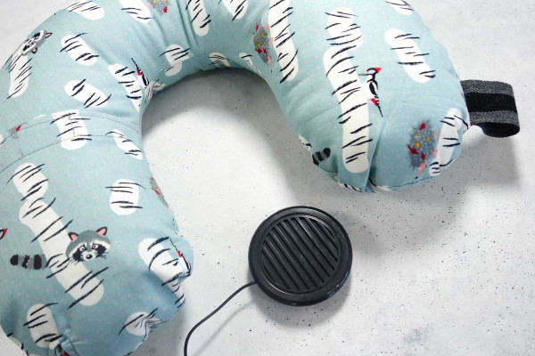 Nackenhörnchen Schnittmuster mit integrierter Tasche und Kabelöffnung