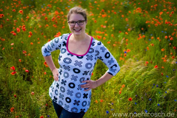 Jerseytunika nähen Anleitung und Schnittmuster