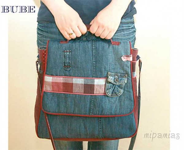 PDF-Schnittmuster Umhängetasche Bube von farbenmix