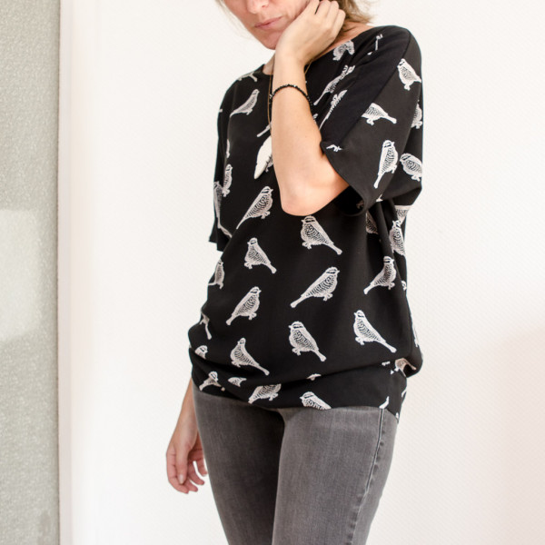 Oversize-Oberteil pedilu Blusenshirt Ebook