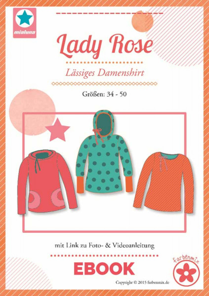 Lady Rose, Damenshirt, Schnittmuster