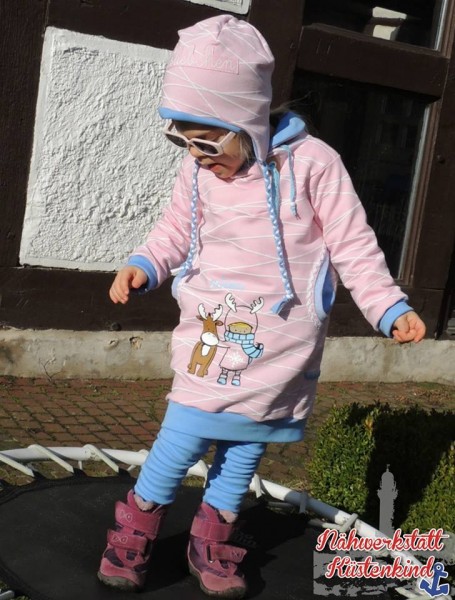 Tasja, Hoodie und Sweatkleid, Schnittmuster