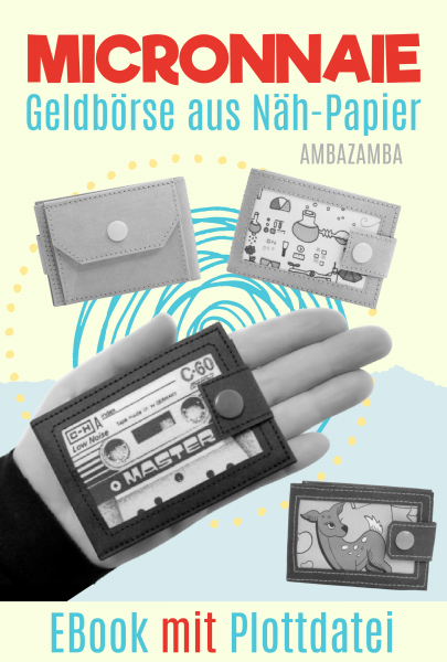 Schnittmuster Micronnaie Mini-Portemonnaie Ebook Nähanleitung