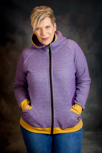 Paula XL, Plus-Size-Raglanjacke, Schnittmuster