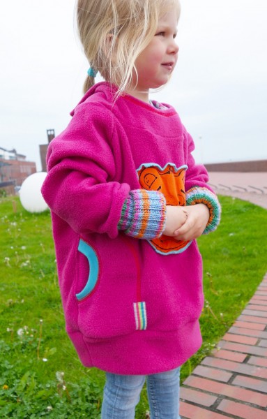 Kinder-Hoodie aus Fleece nähen