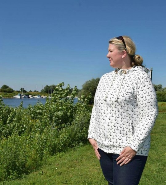 Big Lady Sky, Sweatjacke, Schnittmuster