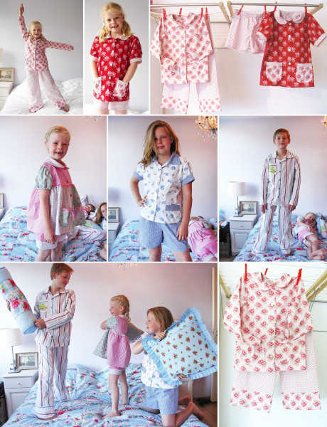 Schnittmuster Kinderpyjama "GuteNacht", Ebook oder Papierschnitt