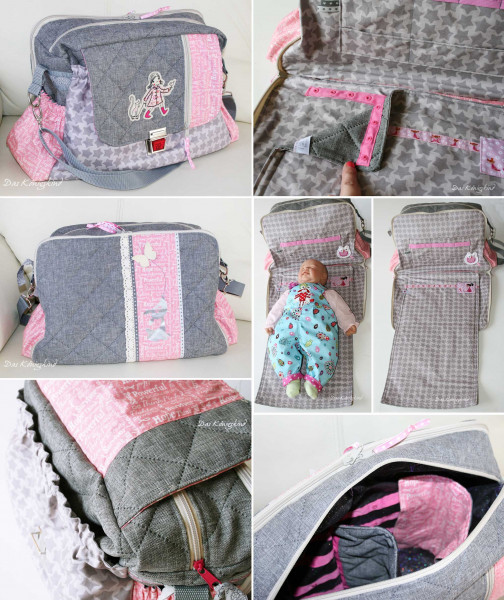 AllesKönner Wickeltasche selber nähen mit Anleitung und Videokurs