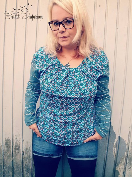 Big Lady Leana, Plus-Size-Damenshirt, Schnittmuster