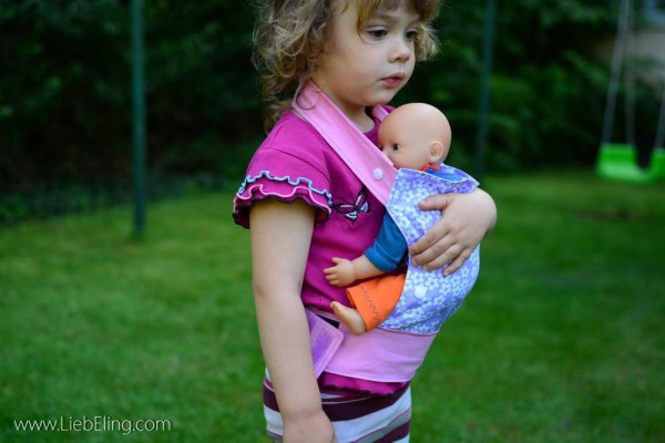 Kostenlose Nähanleitung Puppentrage