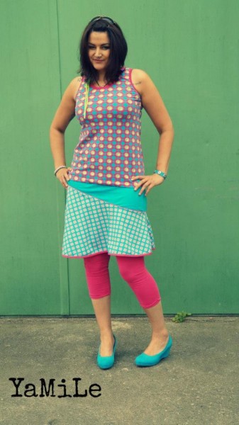 Lady Kenya, Damen-Jerseyrock, Schnittmuster