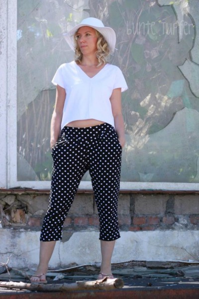 Damen Sommerhose aus Jersey nähen