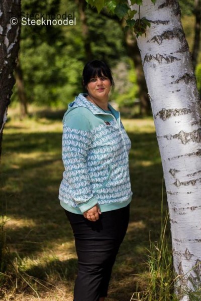 Big Lady Sky, Sweatjacke, Schnittmuster