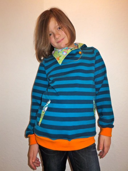 Serena, Kinder-Hoodie, Schnittmuster
