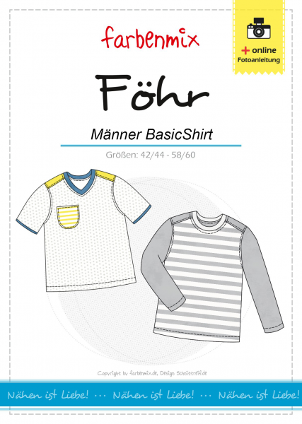 FÖHR, Herrenshirt, Schnittmuster