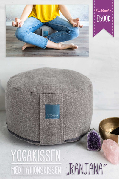 PDF Schnittmuster Meditationskissen Yogakissen Ranjana