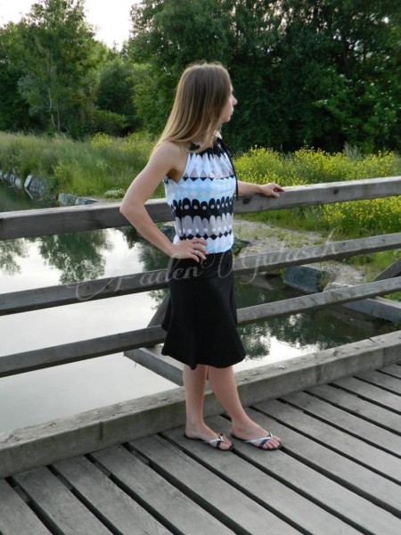 Lady Kenya, Damen-Jerseyrock, Schnittmuster