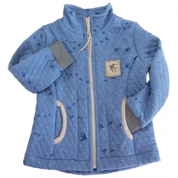 Nähanleitung KInderjacke aus Steppsweat