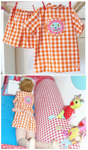 GuteNacht, Kinderpyjama, Schnittmuster