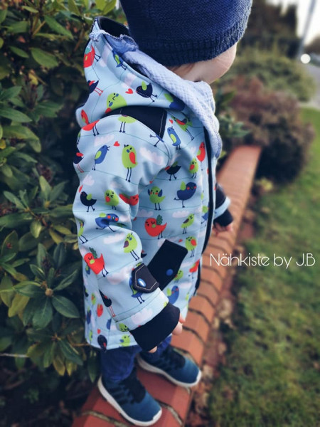 Cadiz, Softshellparka, Schnittmuster mialuna