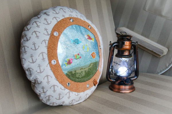 Bullaugen-Kissen Nähanleitung