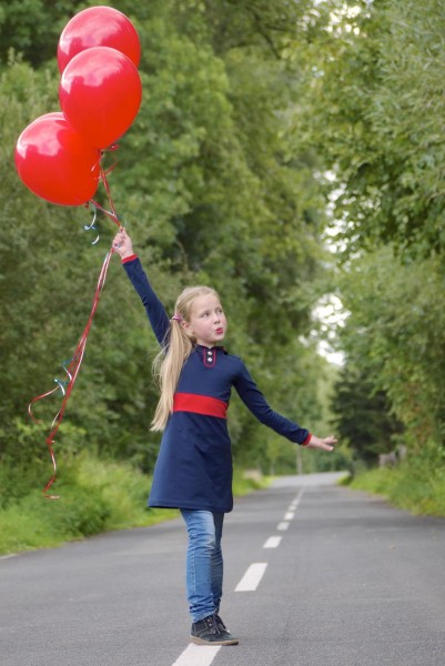 Kinder-Sweatkleid - Nähanleitung mit vielen Vairanten