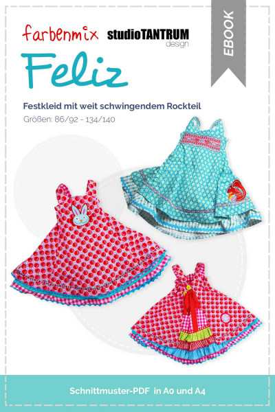 Einschulungskleid "Feliz" Nähanleitung Download