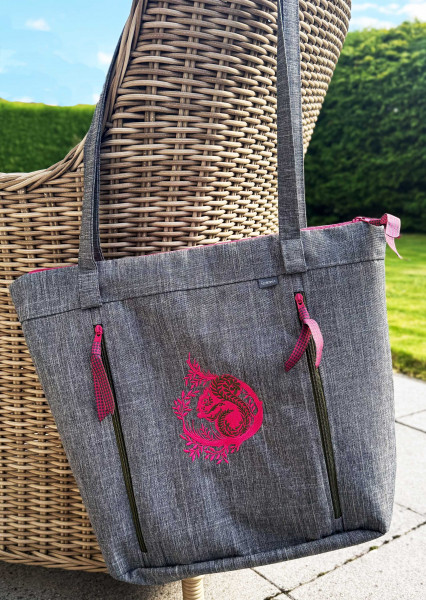 Farbenmix Auszeit - Tasche für Büro mit Tabletfach